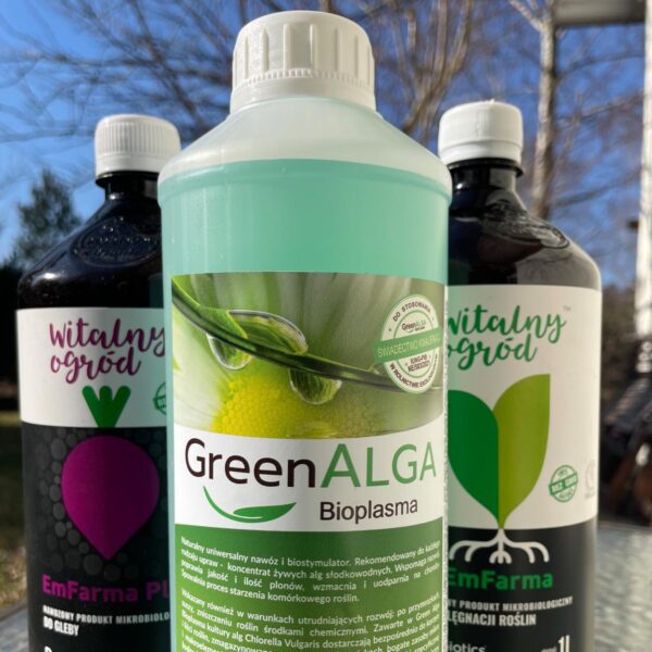 To czego Twoje rośliny i gleba potrzebują najbardziej! Green Alga 1l / EmFarma 1l / EmFarma+ 1l - obrazek 3